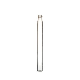 8 ml tubo con collo a vite, fondo piatto, dimensioni ø 16,10 x 75 x 1.05 millimetri, vetro tubolare, tipo 1.