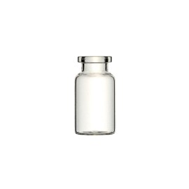 Flacone da 5 ml con collo (ND20), dimensioni ø 22.50 x 38 mm.,  di vetro tubolare, tipo 1