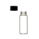 Flaconcini con collo a vite da 20 ml, filettatura  GL22x3.0, dimensioni ø 30,0 x 55 x 1,20 mm., Vetro tubolare, tipo 1